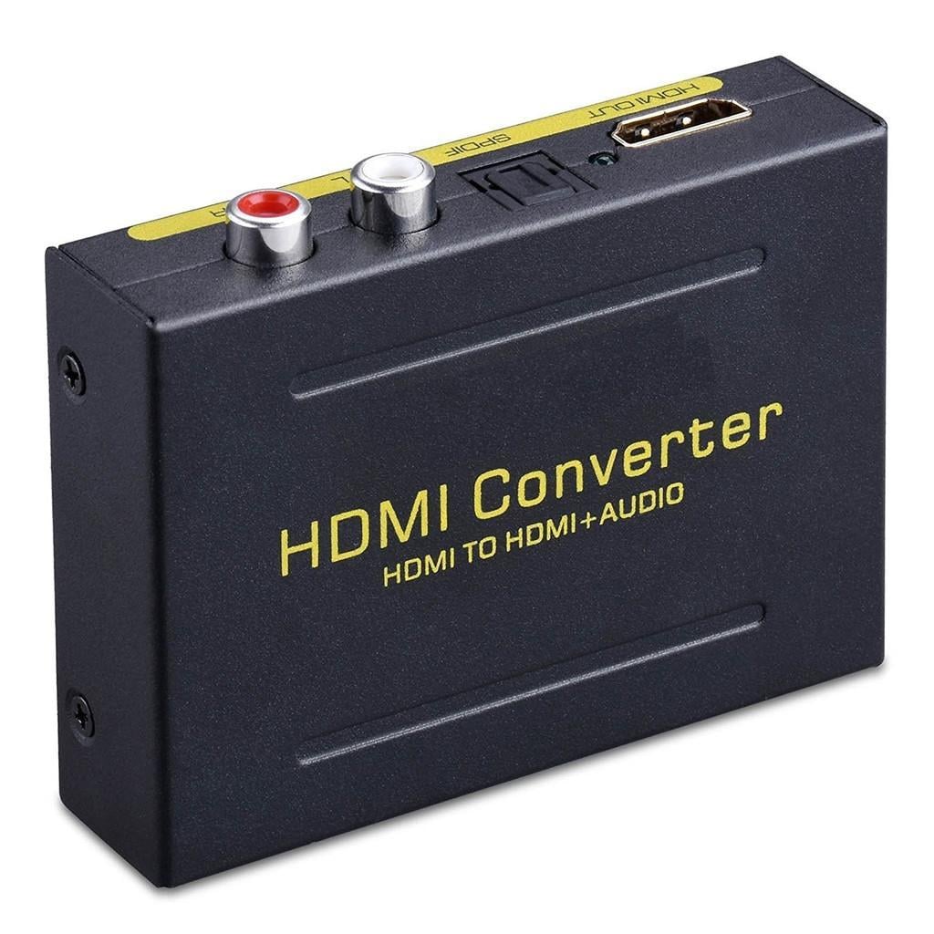 HDMI til HDMI + lyd (SPDIF og R / L) - lyddeler for HDMI 1080p - Elkjøp