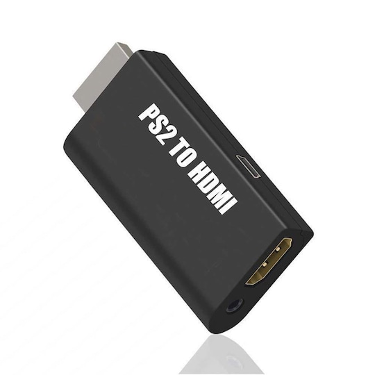 PS2 til HDMI-adapter med 3,5 mm lydutgang for HDTV / HDMI - Elkjøp