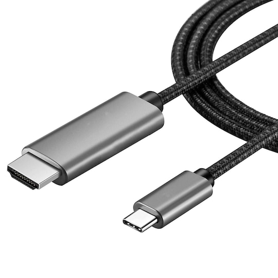 USB-C til HDMI-kabel 4K - 2 meter - Elkjøp