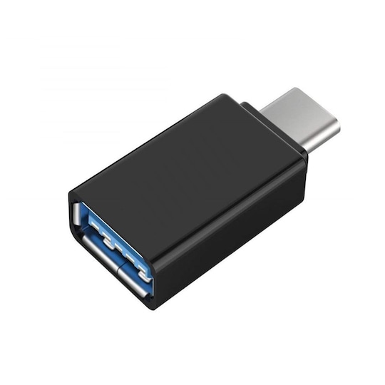 Supersnabb adapter USB-C till USB 3.0 Svart - Elkjøp