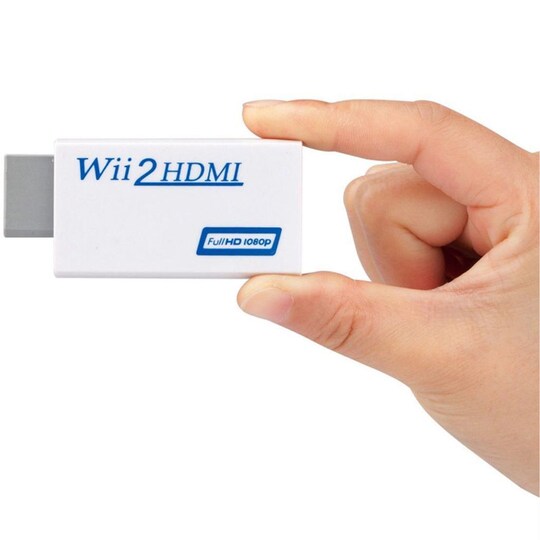 Nintendo Wii til HDMI-adapter - full HD 1080p Hvit - Elkjøp