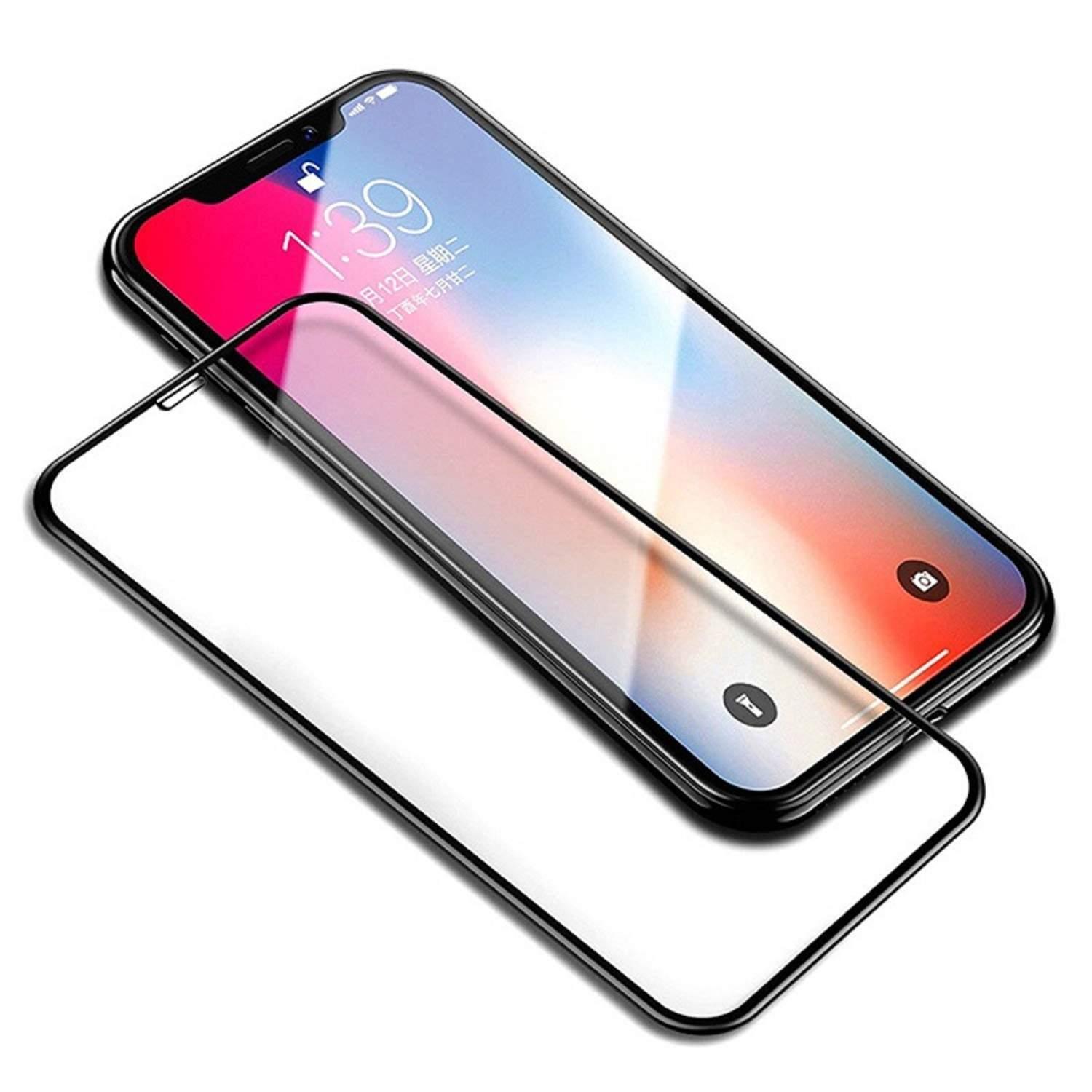 Skjermbeskytter iPhone 11 Pro Max Herdet Glass Svart - Elkjøp