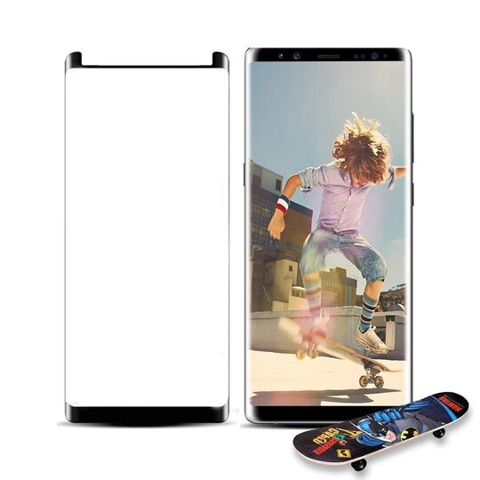 Skjermbeskytter Samsung Galaxy Note 8 Herdet Glass Svart - Elkjøp