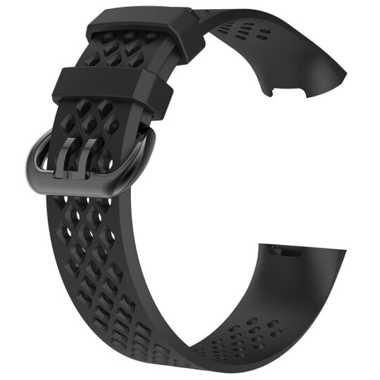 Fitbit Charge 3/4 armbånd svart (S) - Elkjøp