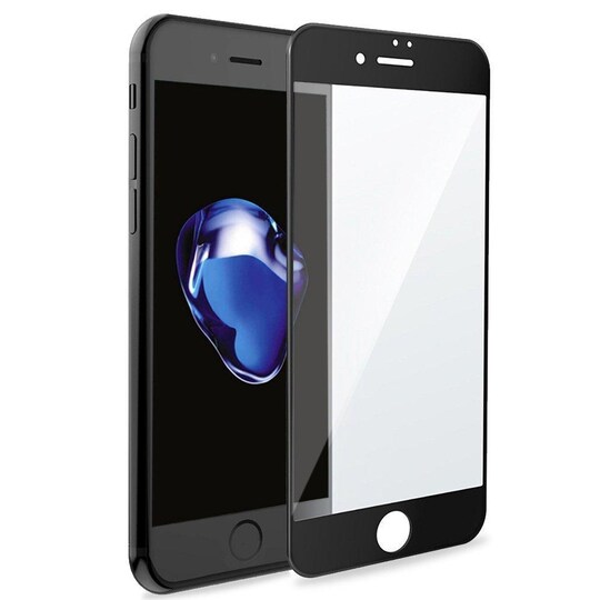 Skjermbeskytter iPhone 8 Herdet Glass Svart - Elkjøp