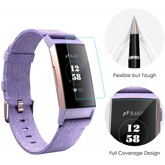 Skjermbeskytter Fitbit Charge 3 TPU 5-pack - Elkjøp