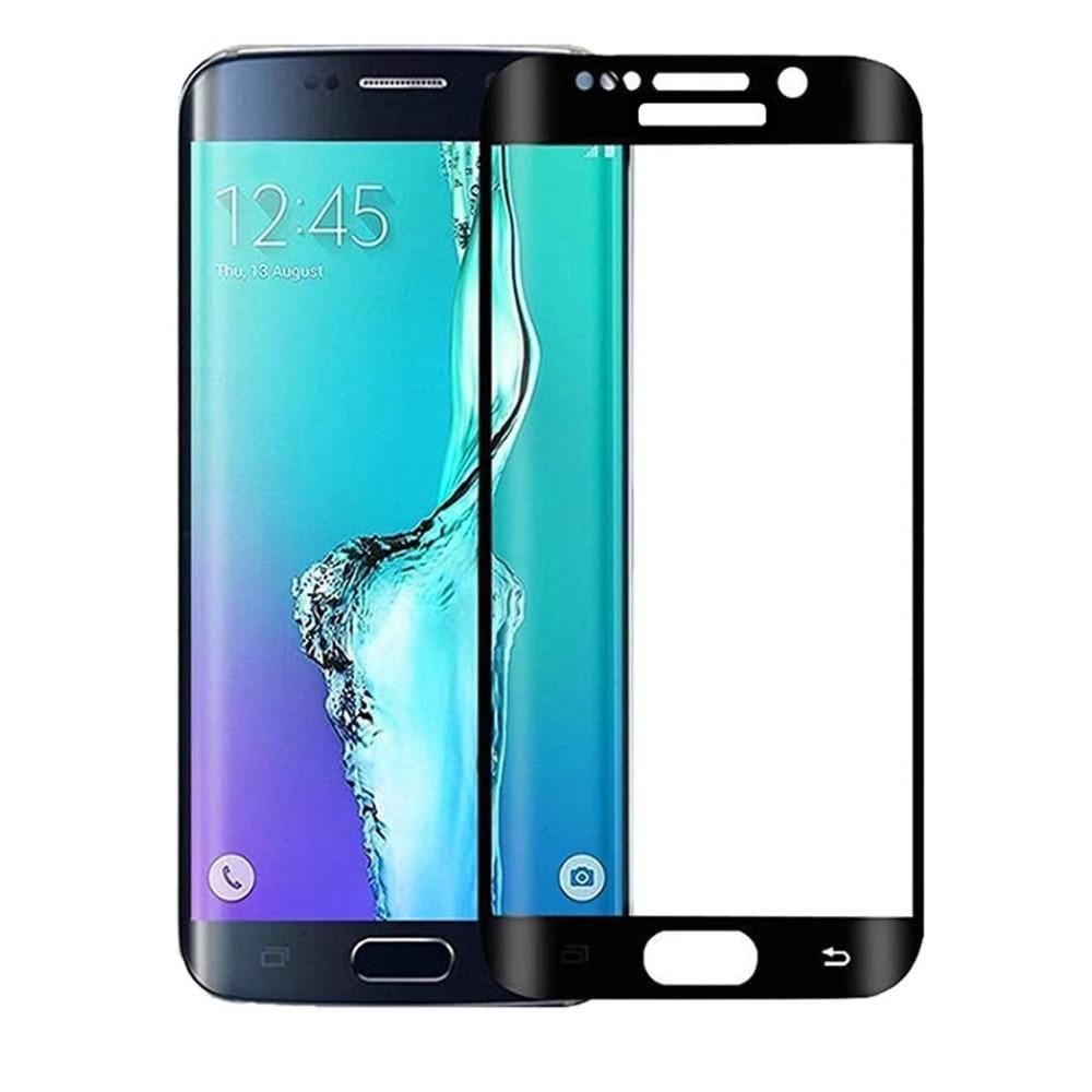 Skjermbeskytter Samsung Galaxy S6 Edge Herdet Glass Svart - Elkjøp