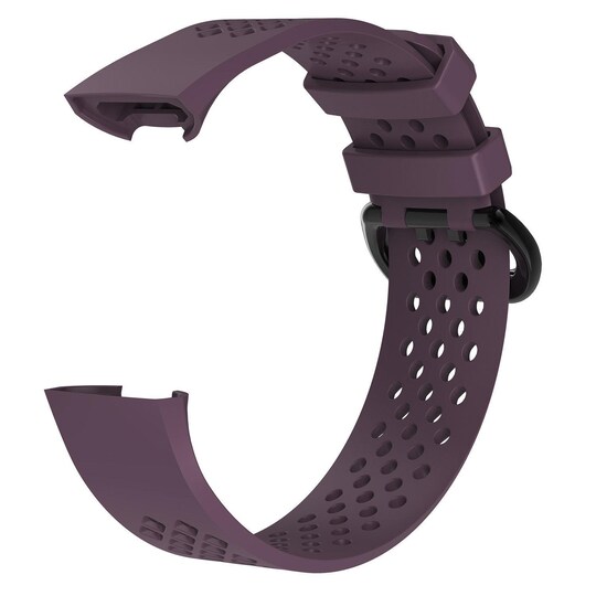 Fitbit Charge 3/4 armband Lila (L) - Elkjøp