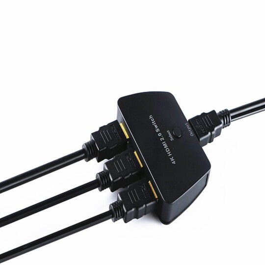 HDMI switch 3-1 med HDR, 3D og 4K (2160p) - Elkjøp