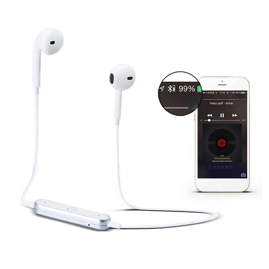 Bluetooth høretelefoner - ekstra behagelige - Hvite - Elkjøp