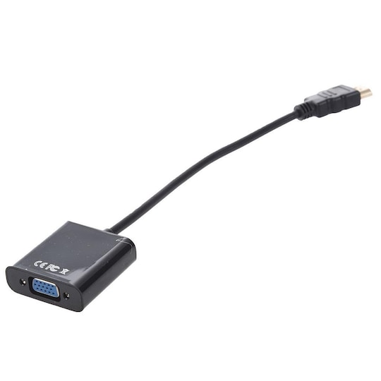 HDMI til VGA og lydadapter - Elkjøp