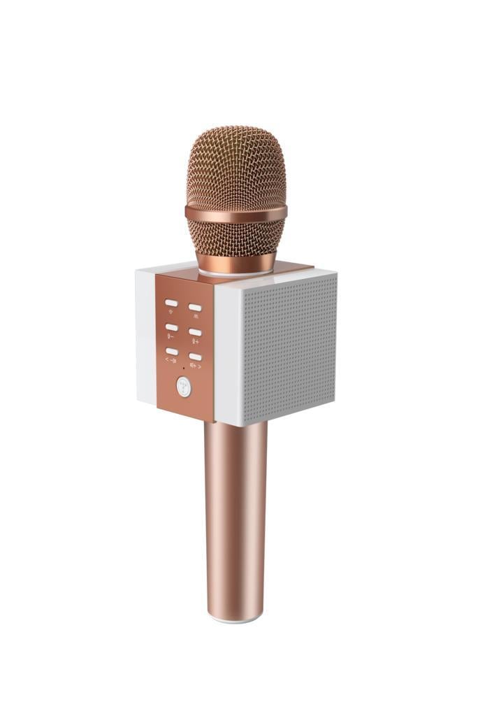 Trådløs karaoke-mikrofon med Bluetooth-høyttaler - Elkjøp
