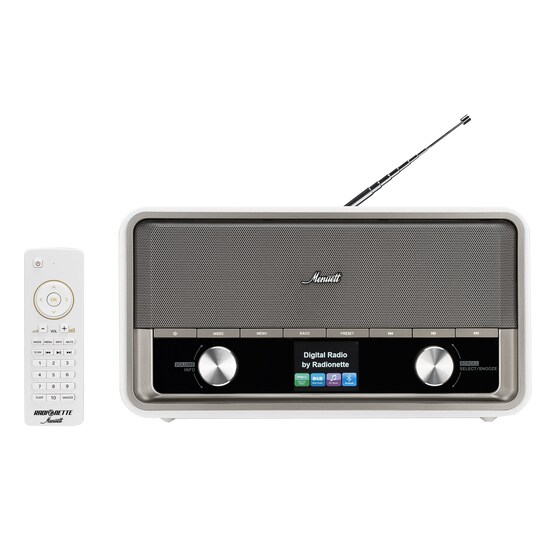 Radionette Menuett radio (hvit) - Elkjøp