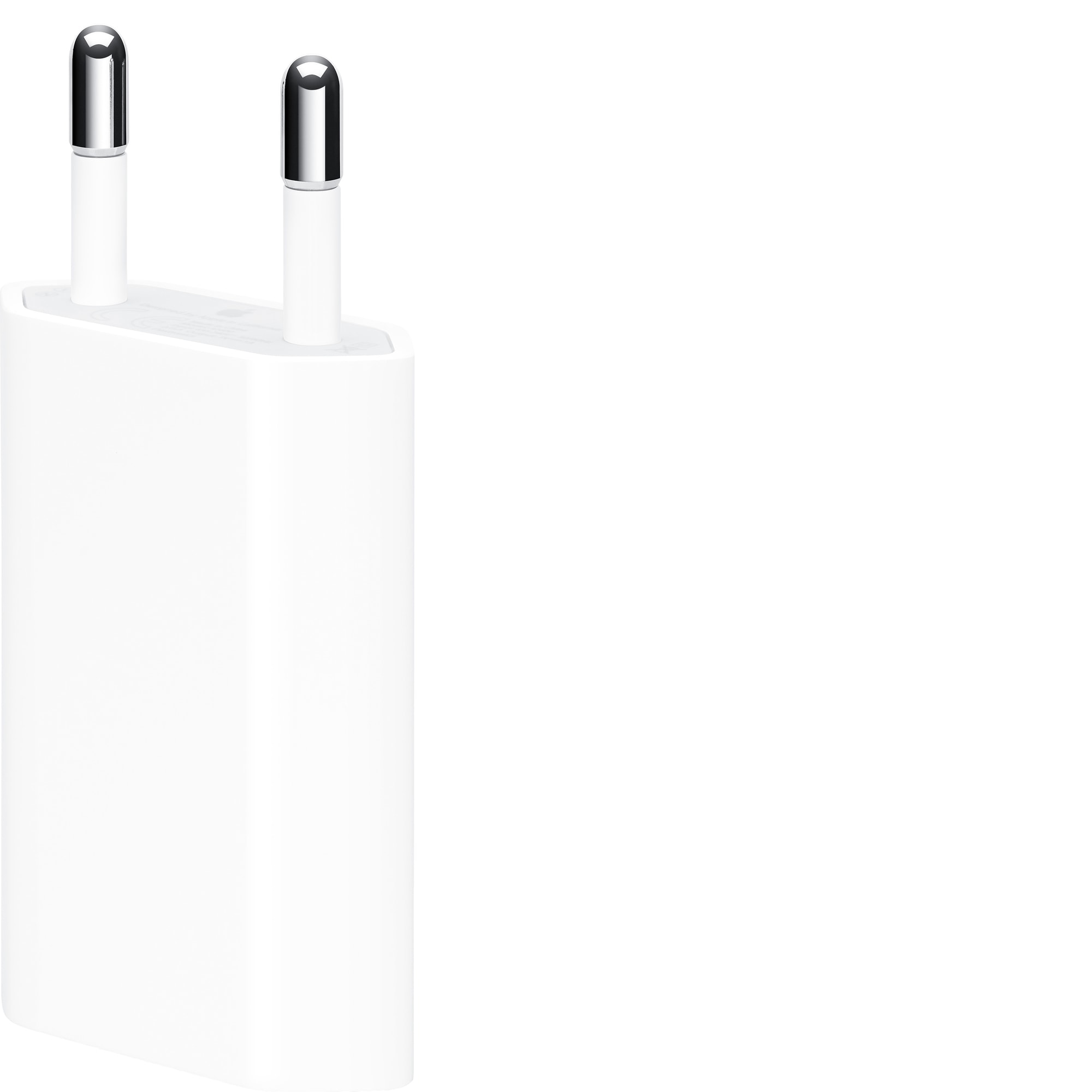 Apple 5W USB veggadapter (hvit) - Elkjøp
