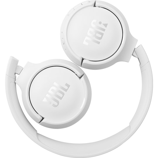 JBL Tune 510BT trådløse on-ear hodetelefoner (hvit) - Elkjøp