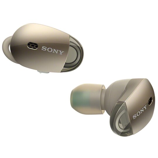 Sony helt trådløse in-ear hodetlf. WF-1000X (champagne) - Elkjøp