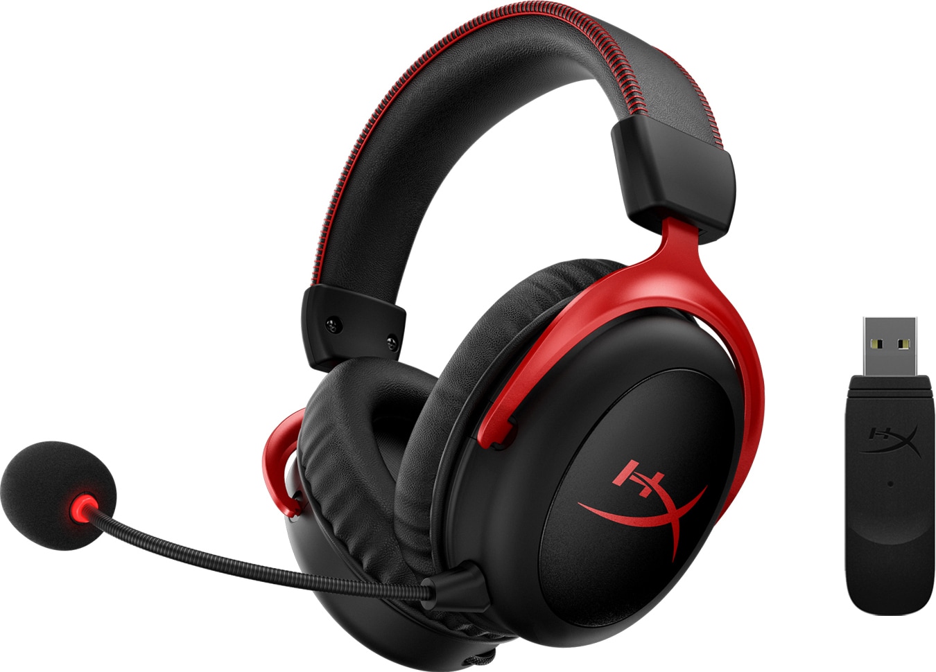 HyperX Cloud II Wireless gaming headset (sort/rød) - Gaming headset - Elkjøp