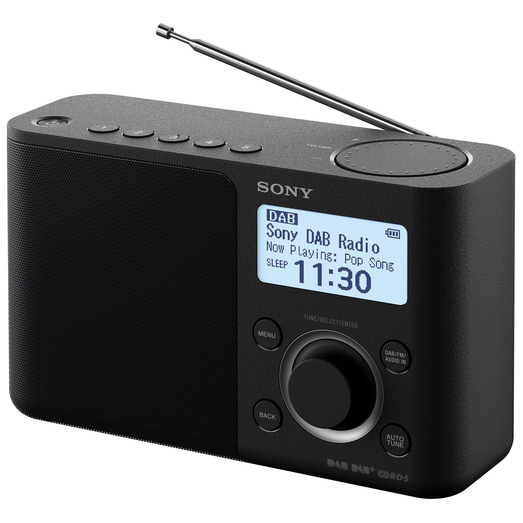 Sony DAB+ radio XDR-S61 (sort) - Elkjøp