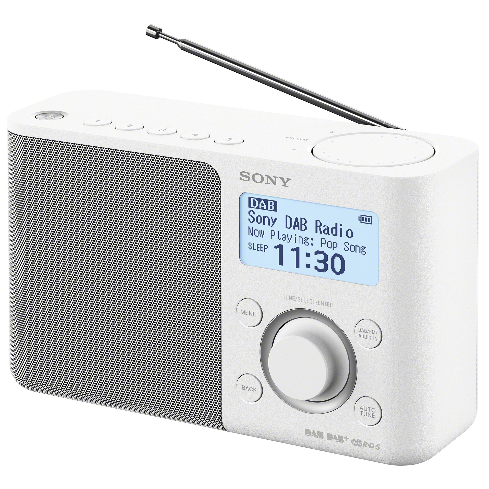 Sony DAB+ radio XDR-S61 (hvit) - Elkjøp