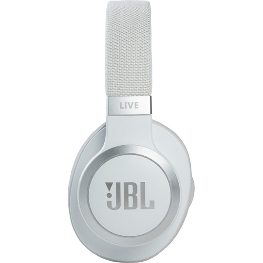 JBL LIVE 660NC trådløse around-ear hodetelefoner (hvit) - Elkjøp