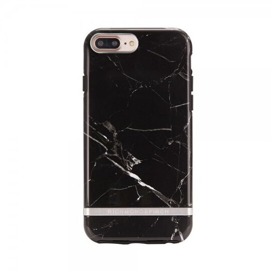 Richmond & Finch iPhone 6/6S/7/8 Plus Deksel Black Marble - Elkjøp