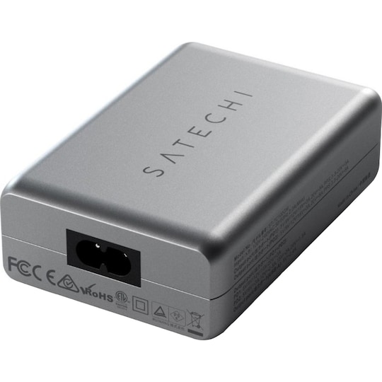 Satechi dual USB-C og USB-A lader ST-TC100GM-EU - Elkjøp