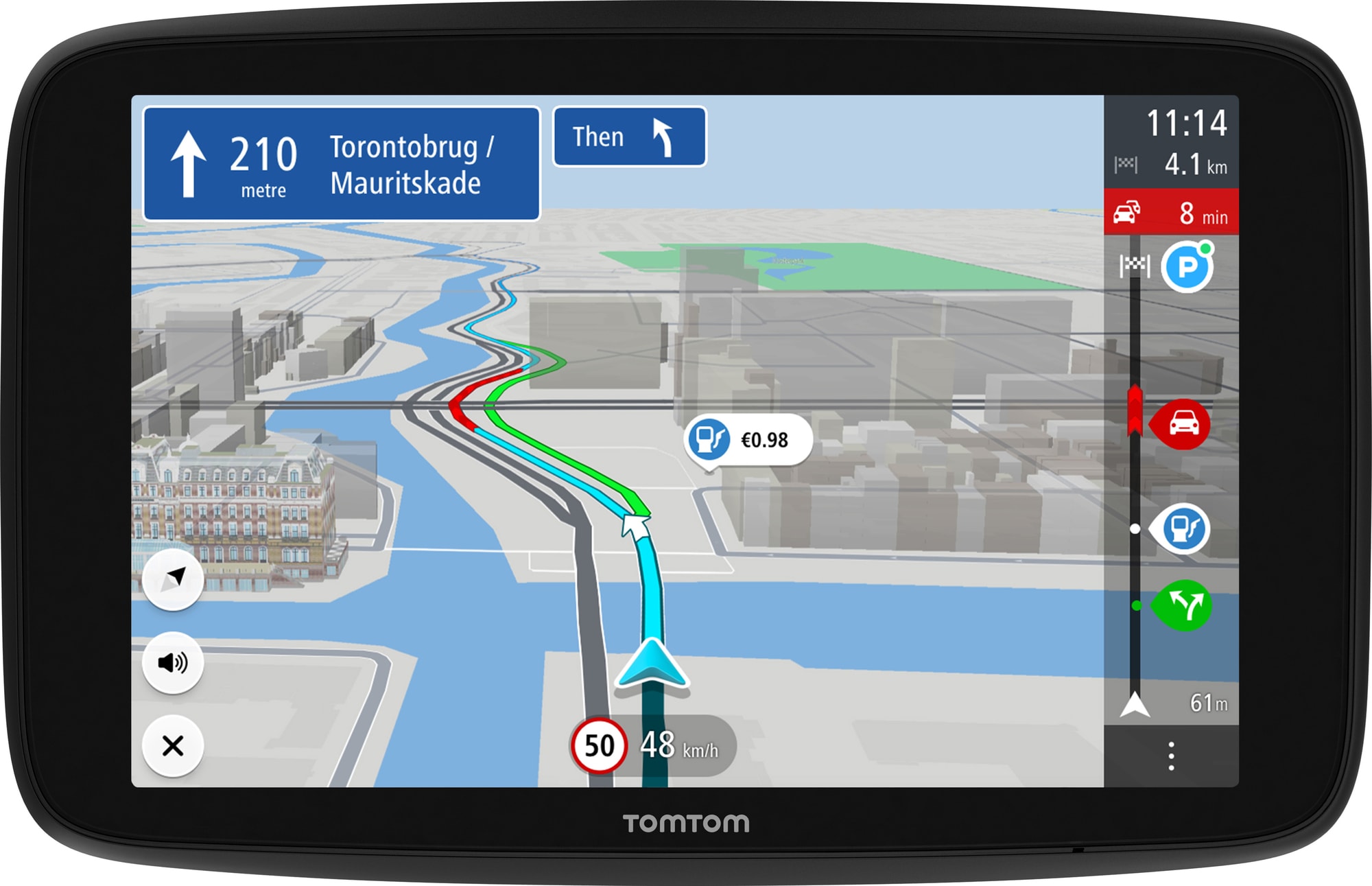 TomTom GO Discover 7" GPS (sort) - Elkjøp