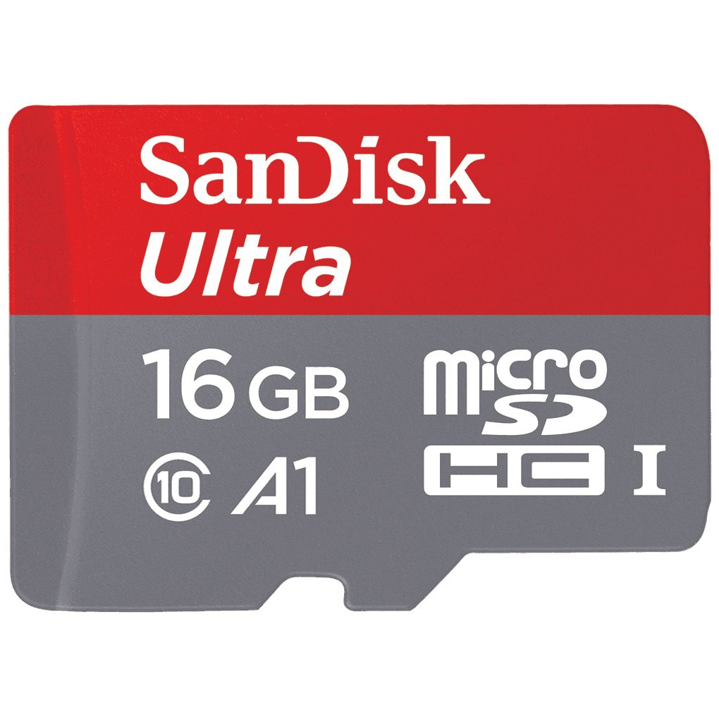SanDisk Ultra Micro SD-kort 16 GB - Minnekort til kamera - Elkjøp