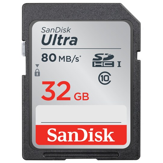 SanDisk Ultra SD minnekort 32 GB - Elkjøp