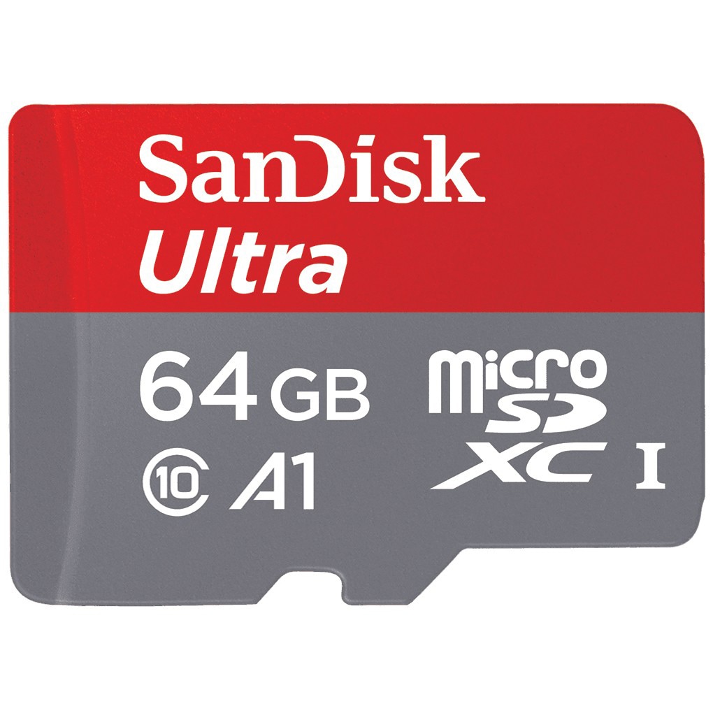 SanDisk Ultra Micro SD-kort 64 GB - Minnekort til mobil og GPS ...
