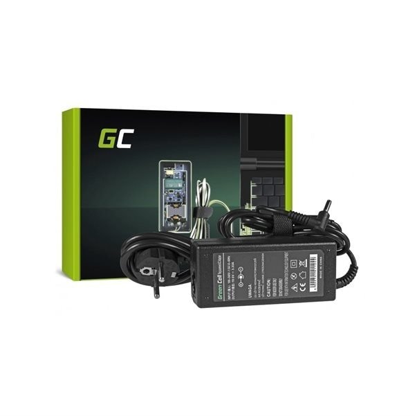Green Cell lader / AC Adapter til HP 65W / 19.5V 3.33A / 4.5mm-3.0mm -  Elkjøp