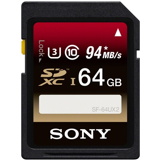 Sony SDXC 94MB CL10 64 GB minnekort - Elkjøp