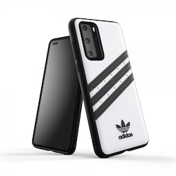 Adidas Huawei P40 Deksel OR 3 Stripes Snap Case Hvit Svart