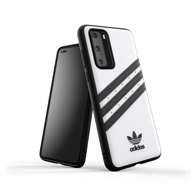 Adidas Huawei P40 Deksel OR 3 Stripes Snap Case Hvit Svart
