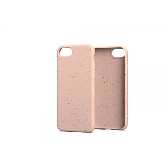 PROTEKTIT iPhone 6/6S/7/8/SE Deksel Bio Cover Salmon Pink - Elkjøp