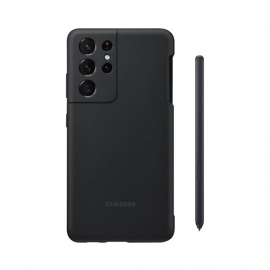 Samsung Original Galaxy S21 Ultra Deksel Silicone Cover med S Pen Svart -  Elkjøp