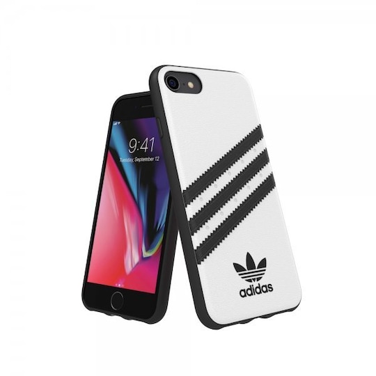 Adidas iPhone 6/6s/7/8/SE Deksel OR Moulded Case FW18 Hvit Svart - Elkjøp