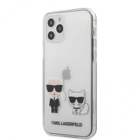 Karl Lagerfeld iPhone 12/iPhone 12 Pro Deksel Karl & Choupette Transparent  Klar - Elkjøp