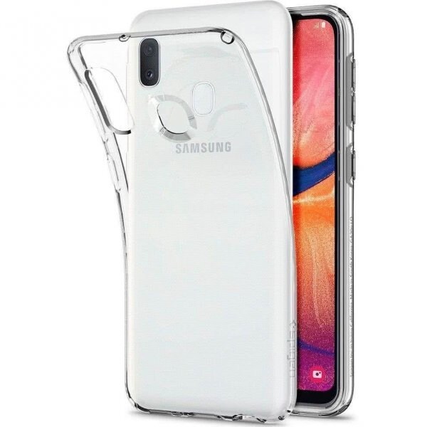 Spigen Samsung Galaxy A20E Deksel Liquid Crystal Transparent Klar - Elkjøp