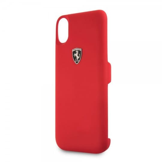 Ferrari iPhone X/Xs Deksel med Batteri HardPlast Power Cover Rød - Elkjøp
