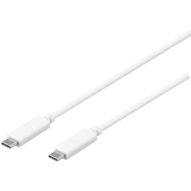 Sandstrøm USB-C kabel 1,2 m (hvit)