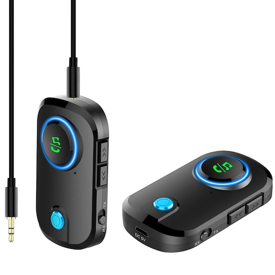 Bluetooth trådløs sender / mottaker, handsfree AUX - Elkjøp