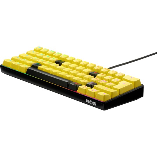 NOS C-450 Mini PRO RGB gamingtastatur (Smyle) - Elkjøp