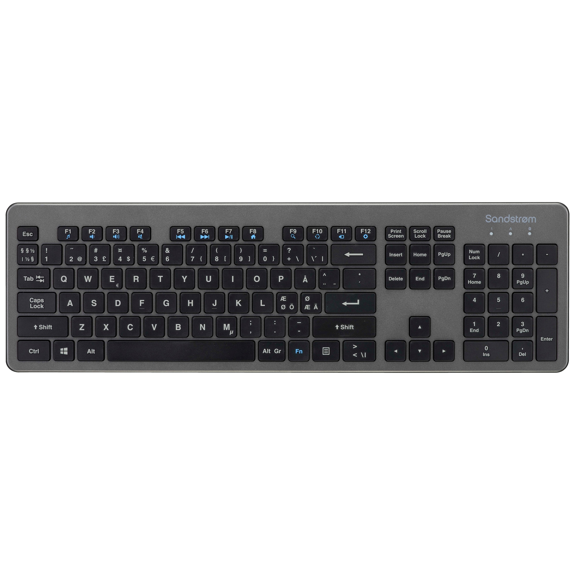 Sandstrøm Bluetooth Slim trådløst tastatur - Elkjøp