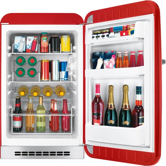 Smeg 50 s Style kjøleskap FAB10HRRD5 (rød) - Elkjøp