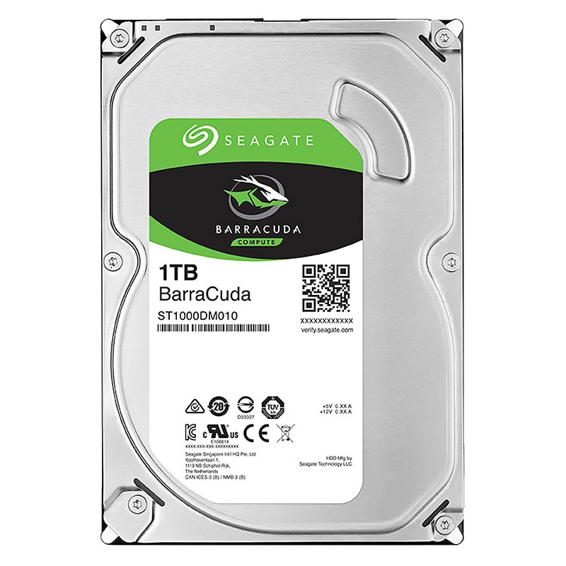 Seagate BarraCuda 3.5" intern harddisk 1 TB - Elkjøp