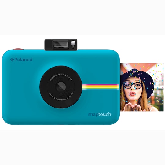 Polaroid Snap Touch kompaktkamera (blå) - Elkjøp
