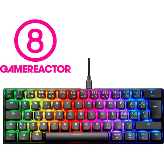 NOS C-450 Mini PRO RGB gamingtastatur (sort) - Elkjøp