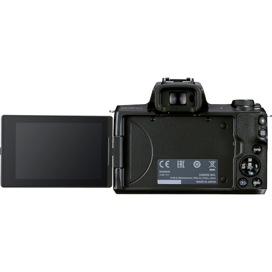 Canon EOS M50 Mark II kompakt systemkamera - Elkjøp