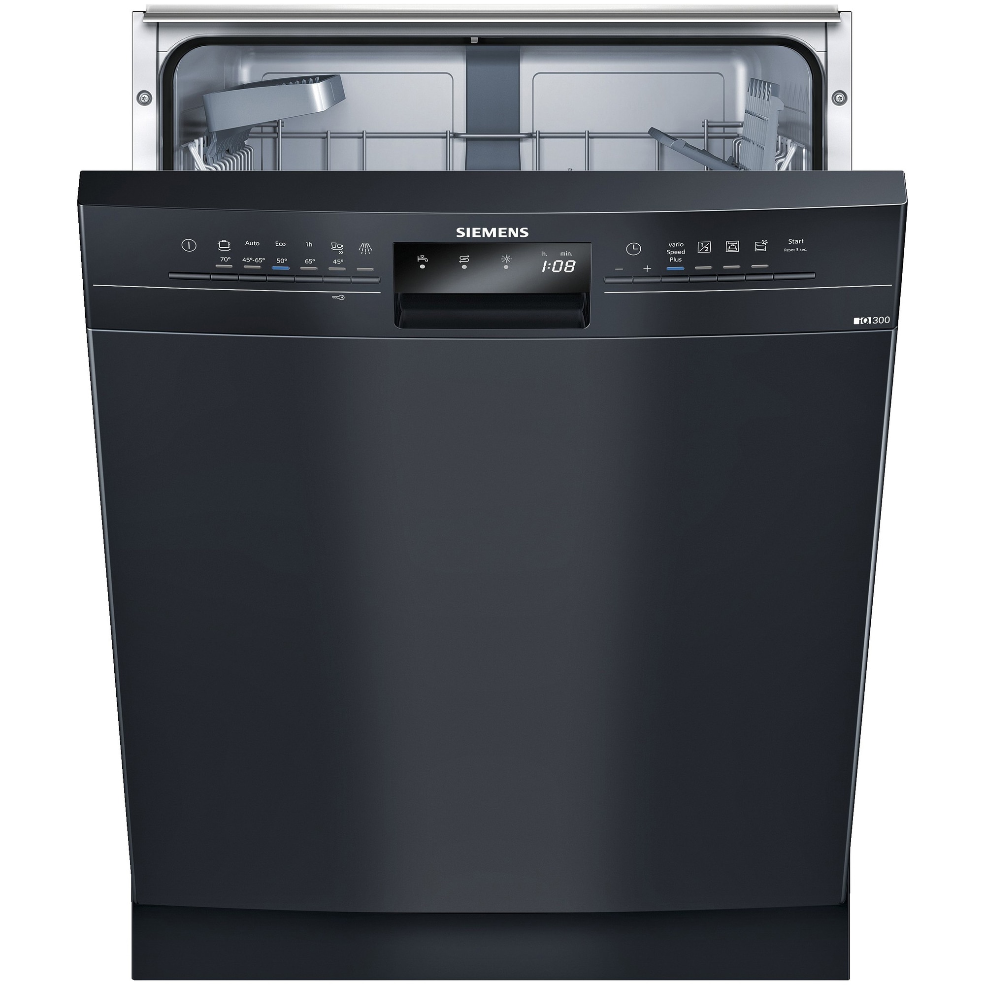 Siemens iQ300 oppvaskmaskin SN436B01CS (sort) - Elkjøp